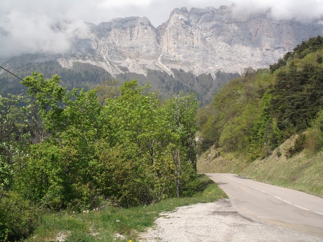 dans la descente du col de l'Arzelier