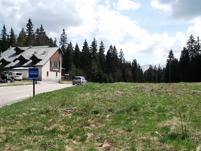 col de la Croix Perrin: en direction d'Autrans